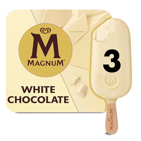 magnum ice cream white chocolate