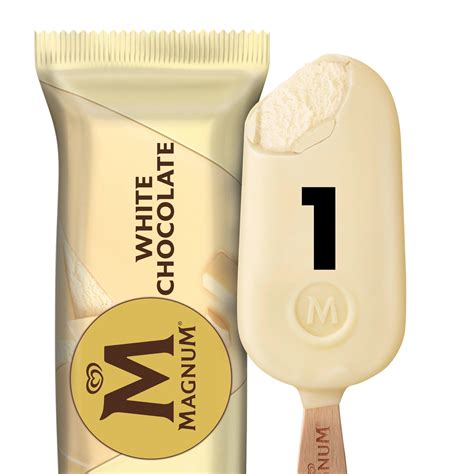 magnum white chocolate ice cream