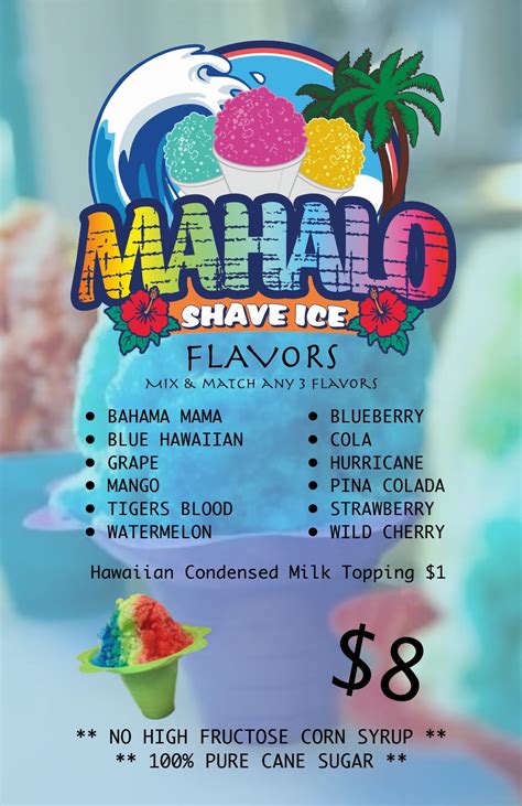 mahalo shaved ice