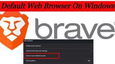 make brave browser my default browser, Brave browser for computer / how to uninstall brave browser completely