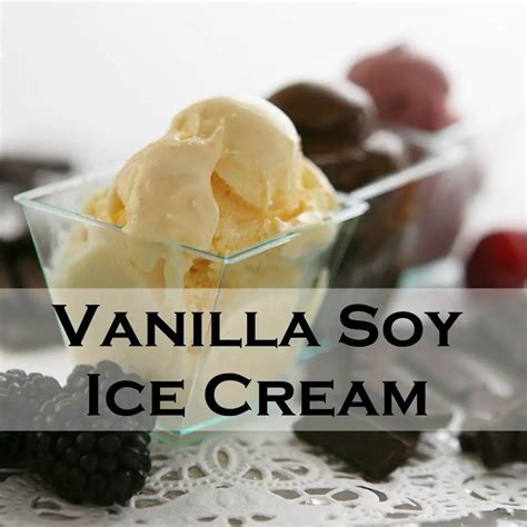 make ice cream with soy milk