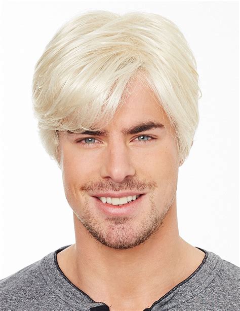 male short white wig