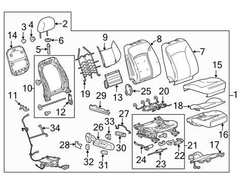 malibu power seat diagram 