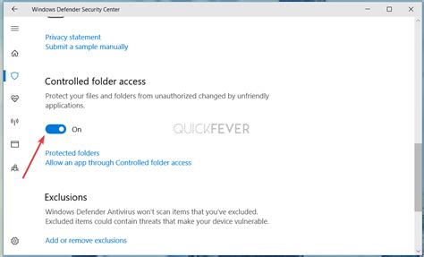 manage controlled folder access, Manage controlled folder access