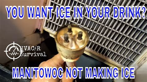 manitowoc ice machine not draining