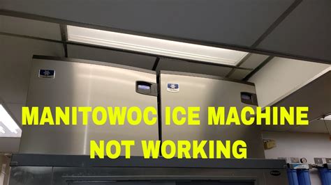 manitowoc ice machine not making ice just running water