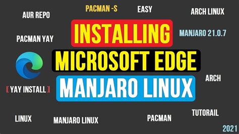 manjaro install edge browser, How to install google chrome on manjaro linux