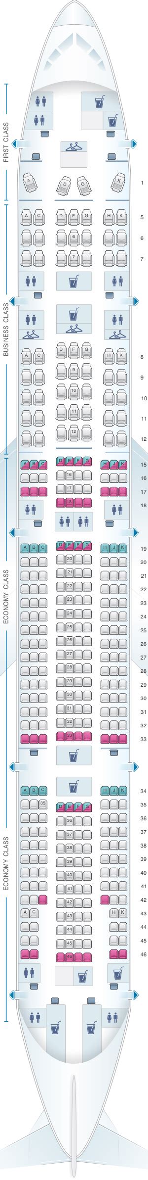 mapa boeing 777-300 latam