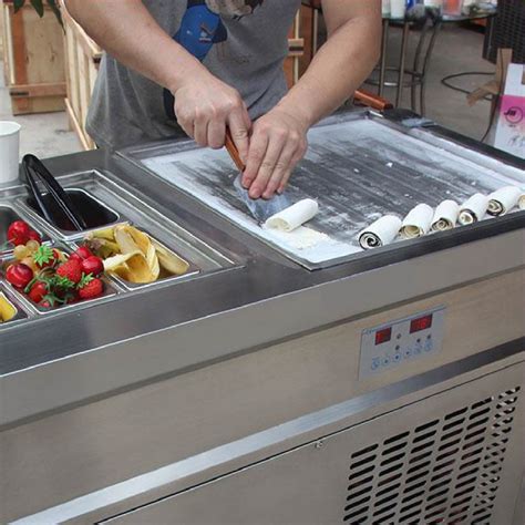 maquina de rollos de helado