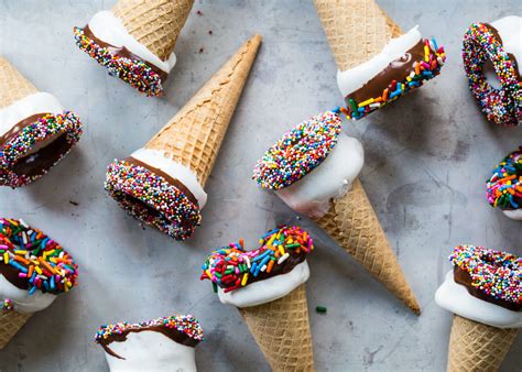marshmallow ice cream cone candy