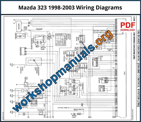 mazda 323 wiring diagram 