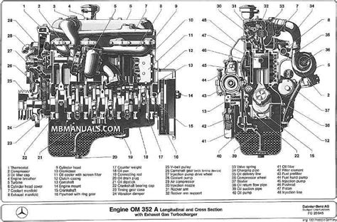 mb engine diagram 
