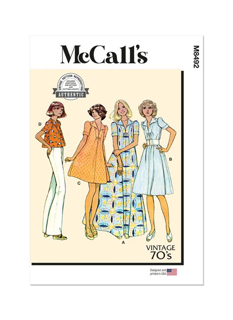 Mccalls Sewing Patterns Catalogue