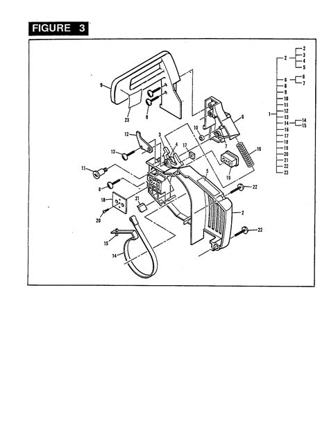 mcculloch chainsaw engine diagrams 