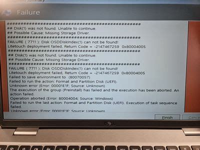 mdt dell missing storage driver, We could'nt find any drives to get a storage driver, click load driver