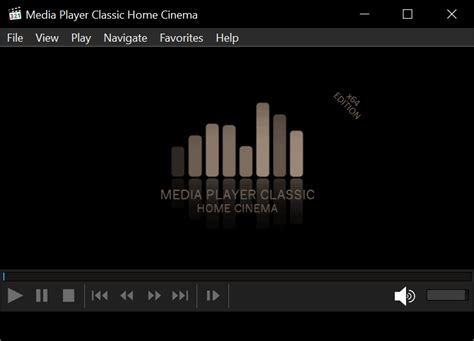 media player classic - mpc, Media player classic (mpc-hc) 1.9.0 jetzt auch mit dunklem theme. Media player classic