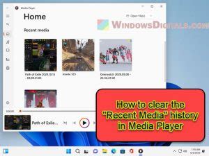 media player recent media disable, Windows media player doesn’t show video? try these solutions. Windows 11 media player: clearing recent media history