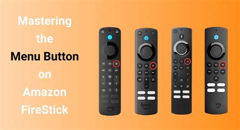 menu button on amazon firestick, The handy feature you'll activate if you hold your amazon fire tv stick