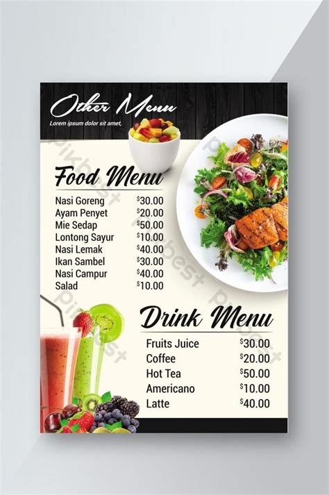 Menu Design Templates
