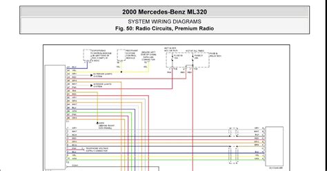 mercedes benz car radio wiring diagram 