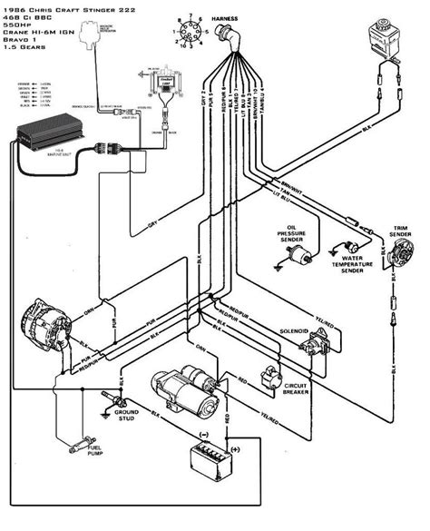 mercruiser generator wiring diagram 