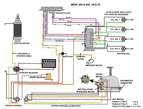 mercury 90 ignition switch wiring diagram 