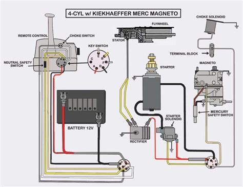 mercury outboard key switch wiring 