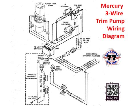 mercury trim pump wiring diagram 