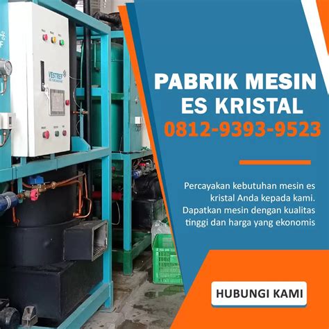 mesin es batu kristal 10 ton