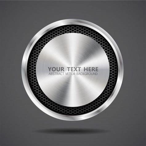 metallic circle for logo, Metallic circle logo. Circle metal vector logo metallic made logos de design file template logodix texture color symbol background illustrator upload we freepik