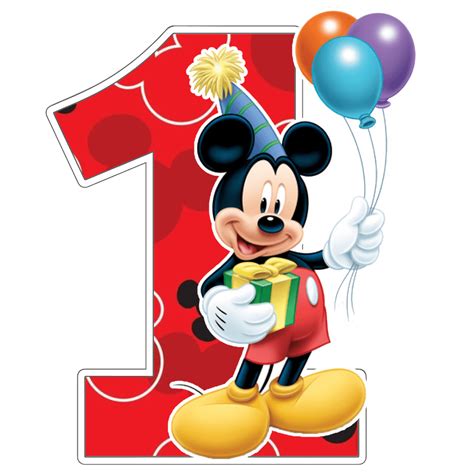 mickey mouse numero 1, Número 1 cumpleaños mickey mouse máquina bordado applique