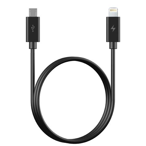 micro usb to lightning cable, The new usb micro-b to lightning cable
