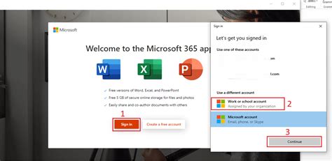 microsoft 365 account free, How to create a free microsoft 365 account