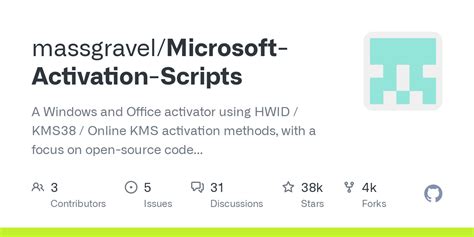 microsoft 365 activation script github, Microsoft activation scripts 2.6 free download