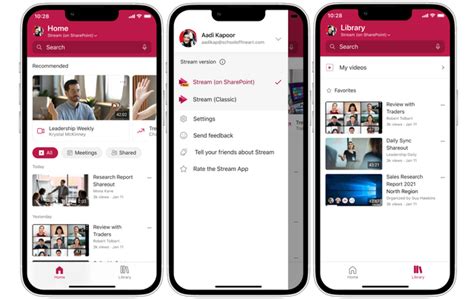 microsoft android stream, Microsoft stream
