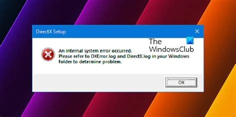 microsoft directx installation failed, Directx install failed. Directx failed