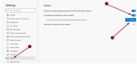 microsoft edge gpu acceleration, How to enable or disable hardware acceleration on microsoft edge
