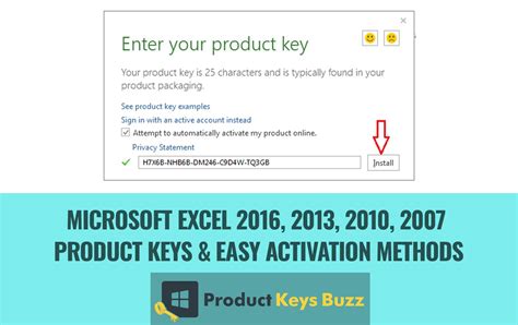 microsoft excel activation key, How to activate excel sheet
