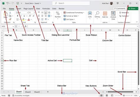 microsoft excel parts and functions, Microsoft office mcq [free pdf]