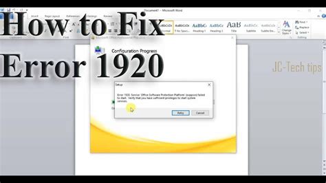 microsoft office 2010 error 1920 osppsvc fix, Hướng dẫn fix error 1920 khi cài đặt phần mềm office dịch vụ giải pháp cntt