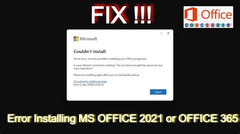 microsoft office 2021 not installing, How to install microsoft office 2021