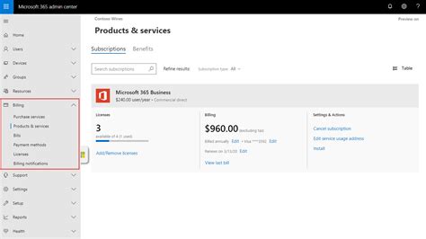 microsoft office 365 billing, Understand your invoice for your microsoft mosa billing account