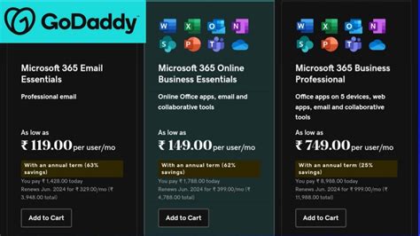 microsoft office 365 godaddy, Godaddy microsoft 365 business premium
