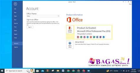 microsoft office bagas31 2016, Microsoft office 2016 bagas31
