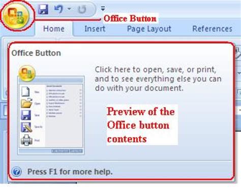 microsoft office button in word, Button office word microsoft 2007 options application. Microsoft word 2007