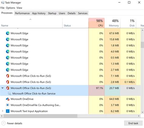 microsoft office click to run cpu, 5 ways to fix microsoft office click to run high cpu usage
