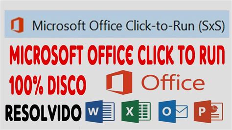 microsoft office click to run using 100% disk, Fix: microsoft office click to run (sxs) high disk usage
