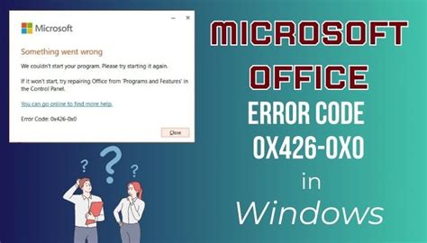 microsoft office error code 0x426-0x0, Fix microsoft office error code 0x426 0x0 in windows 10 – benisnous