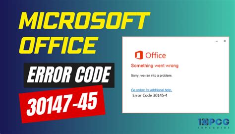 microsoft office error code 30147-45, [solved] error code 30183-2016 (2147954407) or 30183-1011 (2147954407