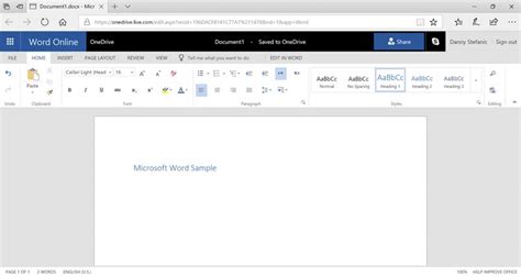 microsoft office online word, Getting started with microsoft word online. Word online microsoft document use typing workspace started getting velsoft version type name will begin composing named clicking within example